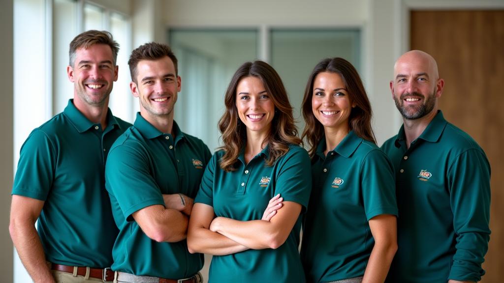 Das Mariner's Green Golf-Team